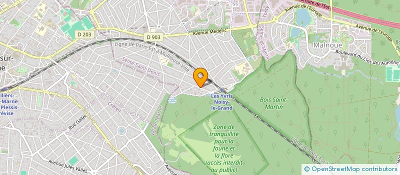 localisation de l'entreprise MONSIEUR MOHAMED NADIR DJAMAI à NOISY-LE-GRAND