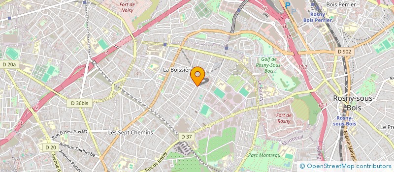localisation de l'entreprise MONSIEUR MOHAMED-NADJIB BOUBADJOU à MONTREUIL