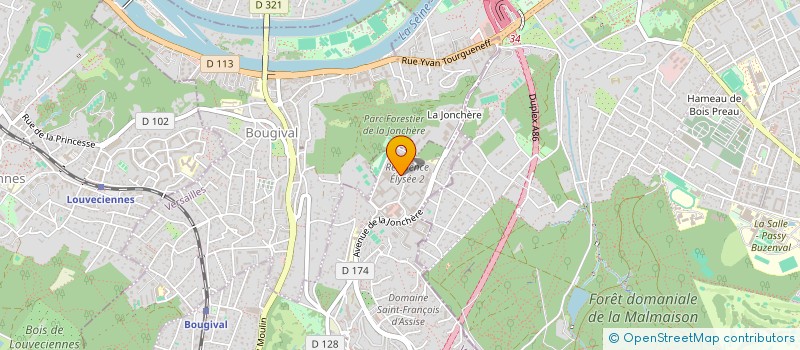 localisation de l'entreprise MONSIEUR MOHAMED NAFFETI  LA CELLE-SAINT-CLOUD