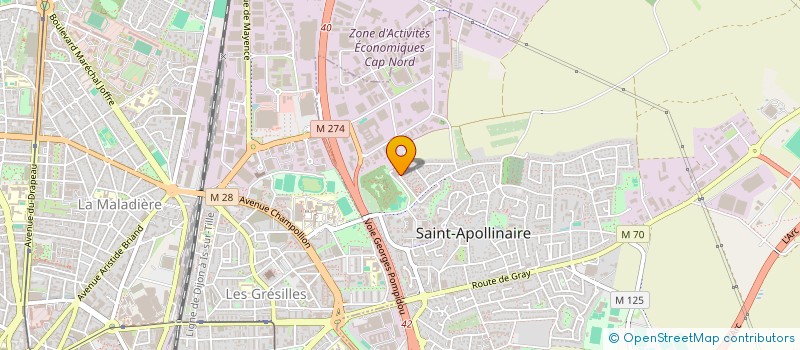 localisation de l'entreprise MONSIEUR MOHAMED NAHAL à SAINT-APOLLINAIRE