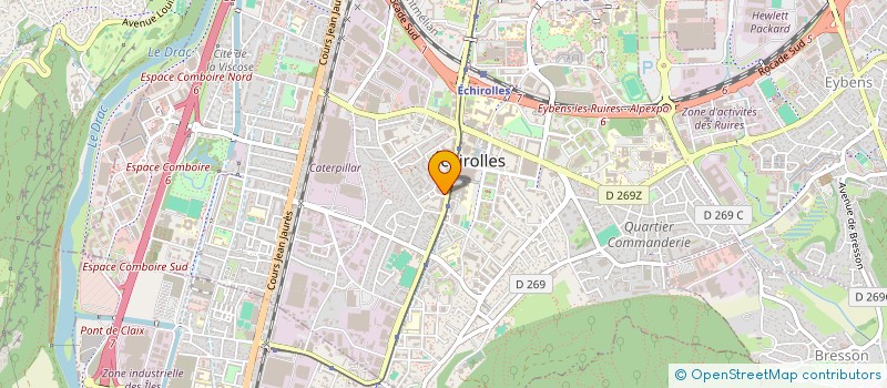 localisation de l'entreprise MONSIEUR MOHAMED NAIMI à ECHIROLLES