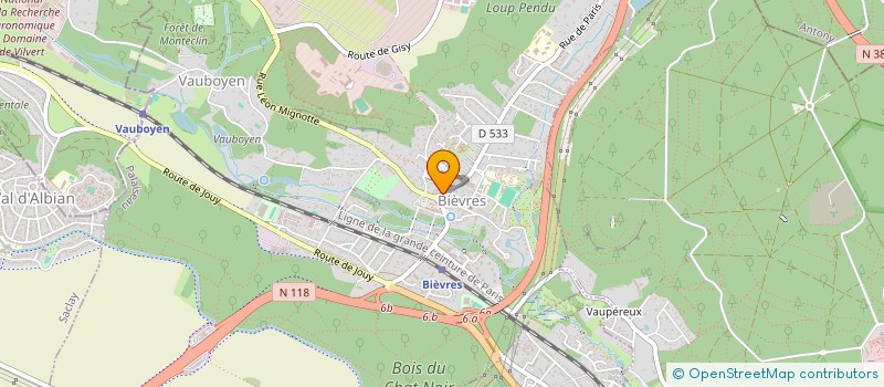localisation de l'entreprise MONSIEUR MOHAMED NAJAH à BIEVRES