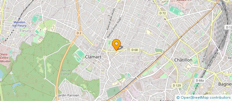 localisation de l'entreprise MONSIEUR MOHAMED NAKHLA à CLAMART
