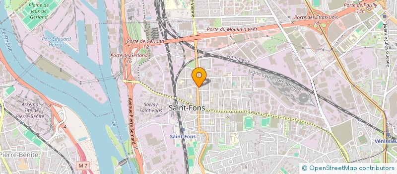 localisation de l'entreprise MONSIEUR MOHAMED NAKOURI  SAINT-FONS