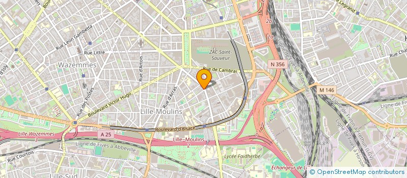 localisation de l'entreprise MONSIEUR MOHAMED NASR EDDINE BECHRAIER à LILLE