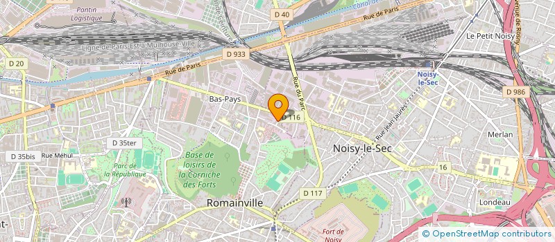 localisation de l'entreprise MONSIEUR MOHAMED NASRI  ROMAINVILLE