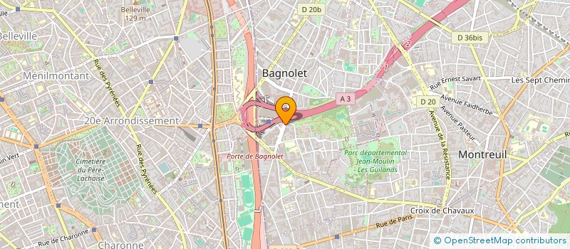 localisation de l'entreprise MONSIEUR MOHAMED NASSER DIAKABY à BAGNOLET