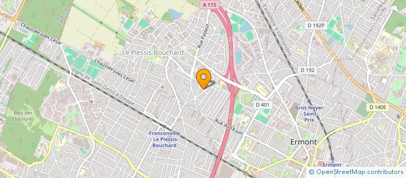 localisation de l'entreprise MONSIEUR MOHAMED NASSIM KHELIFI  LE PLESSIS-BOUCHARD