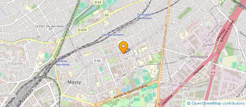 localisation de l'entreprise MONSIEUR MOHAMED NASSIME HADJADJ à MASSY