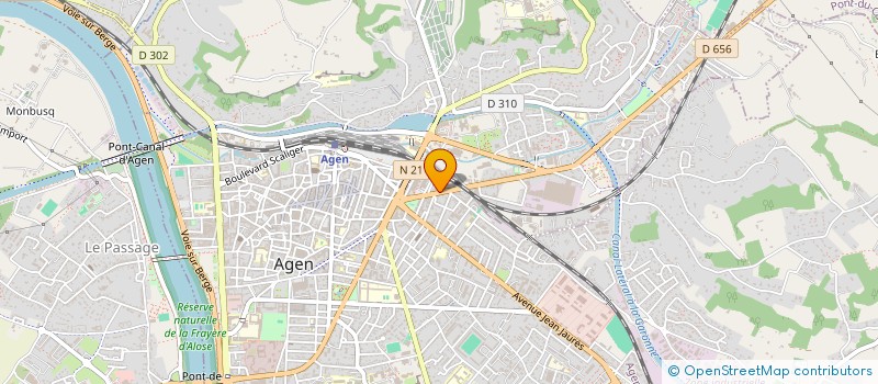 localisation de l'entreprise MONSIEUR MOHAMED NASYR  AGEN