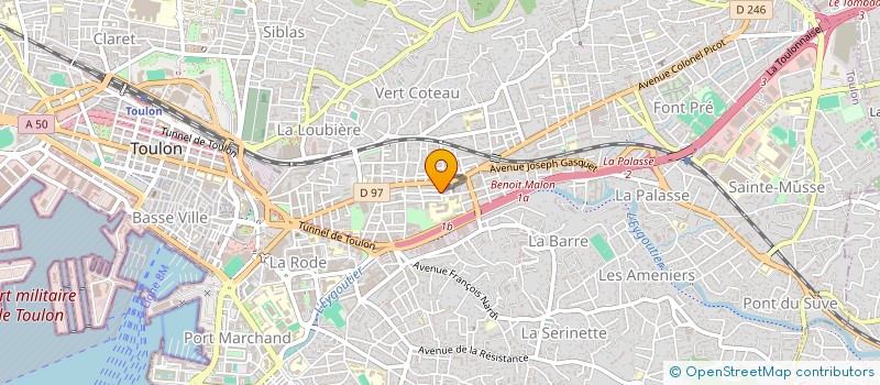 localisation de l'entreprise MONSIEUR MOHAMED NEFZAOUI  TOULON