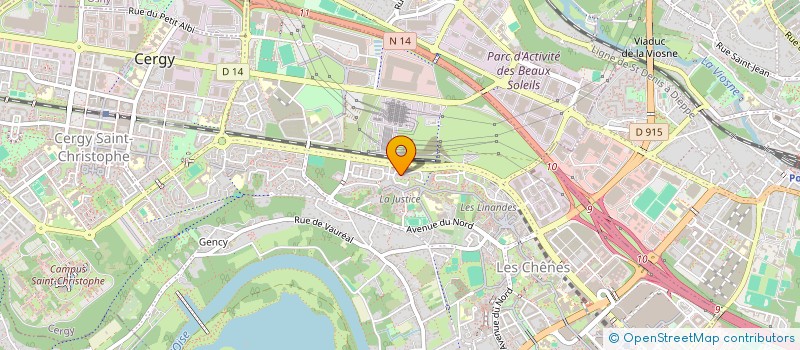 localisation de l'entreprise MONSIEUR MOHAMED NIAKATE  CERGY