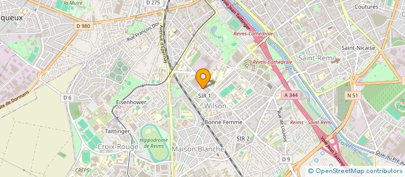 localisation de l'entreprise MONSIEUR MOHAMED NIANG à REIMS