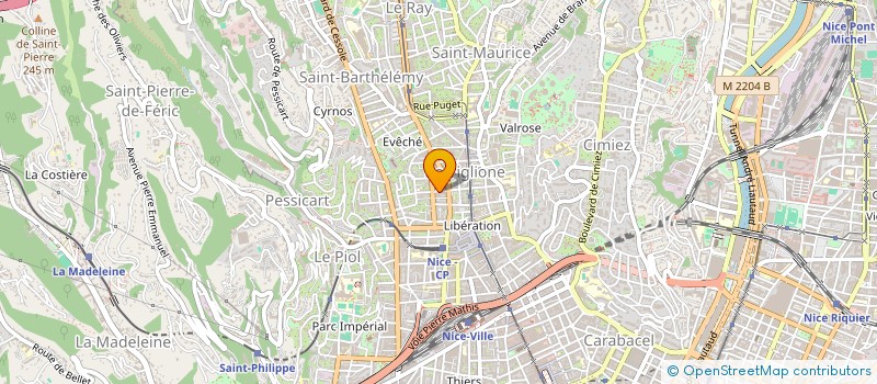 localisation de l'entreprise MONSIEUR MOHAMED NIDAL ASSOUDI à NICE
