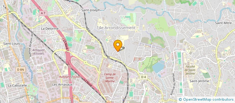 localisation de l'entreprise MONSIEUR MOHAMED NOHUZ à MARSEILLE 14EME
