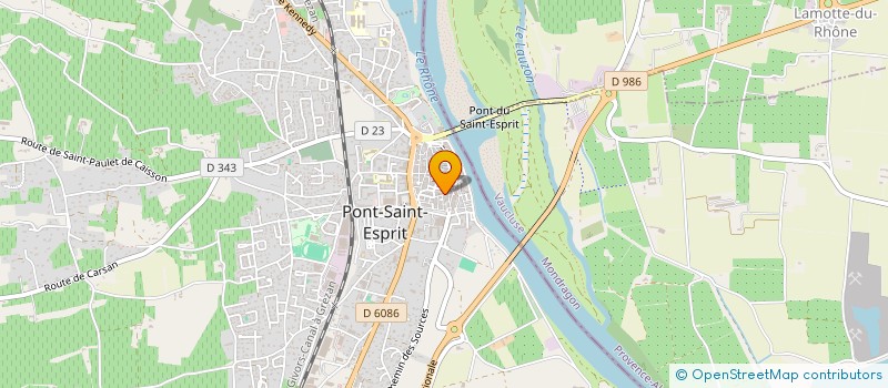 localisation de l'entreprise MONSIEUR MOHAMED NORZAMANE  PIERRELATTE