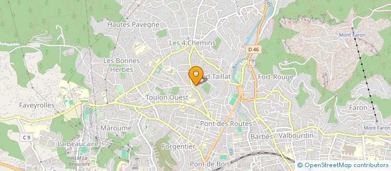 localisation de l'entreprise MONSIEUR MOHAMED NOUIRA  TOULON