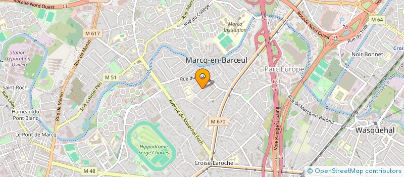 localisation de l'entreprise MONSIEUR MOHAMED NOUMA à MARCQ-EN-BARŒUL