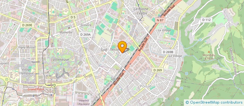 localisation de l'entreprise MONSIEUR MOHAMED NOUR  SAINT-MARTIN-D'HERES