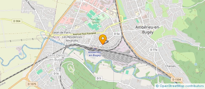 localisation de l'entreprise MONSIEUR MOHAMED NOURI  AMBERIEU-EN-BUGEY