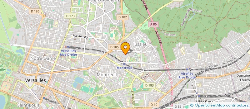 localisation de l'entreprise MONSIEUR MOHAMED OMAR à VERSAILLES