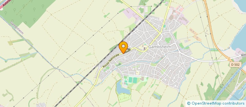 localisation de l'entreprise MONSIEUR MOHAMED OS  GAMBSHEIM