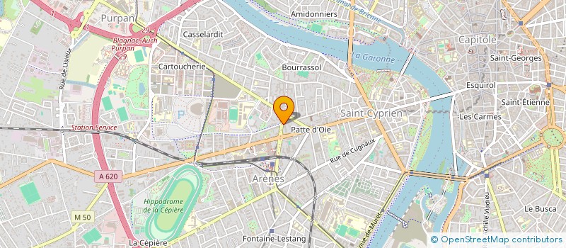 localisation de l'entreprise MONSIEUR MOHAMED OSMAN ABDELKARIM  TOULOUSE