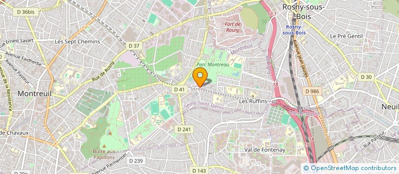 localisation de l'entreprise MONSIEUR MOHAMED OUAALA à MONTREUIL