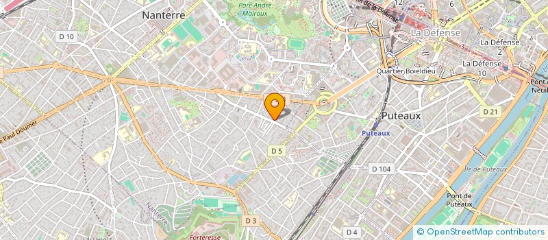 localisation de l'entreprise MONSIEUR MOHAMED OUADDAHA  NANTERRE