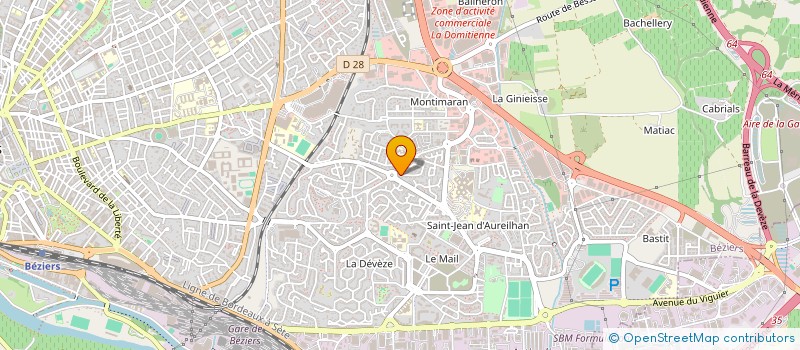 localisation de l'entreprise MONSIEUR MOHAMED OUALD-CHIKH  BEZIERS