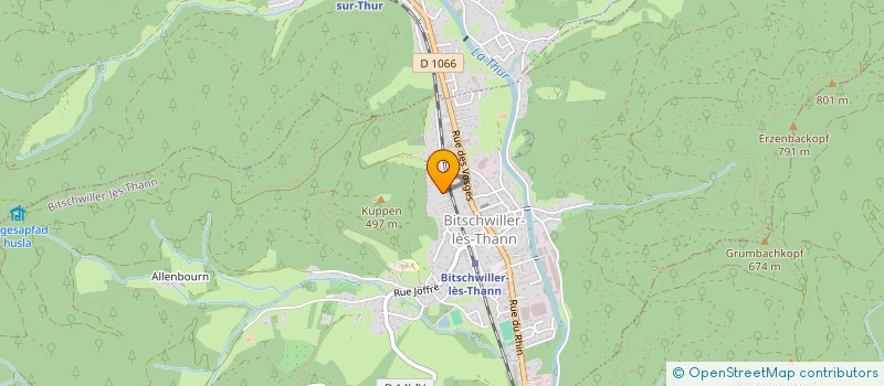 localisation de l'entreprise MONSIEUR MOHAMED OUALI  BITSCHWILLER-LES-THANN