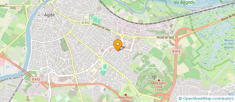 localisation de l'entreprise MONSIEUR MOHAMED OUALI  AGDE