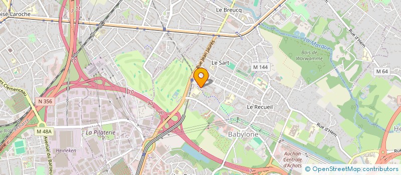 localisation de l'entreprise MONSIEUR MOHAMED OUALI  VILLENEUVE-D'ASCQ