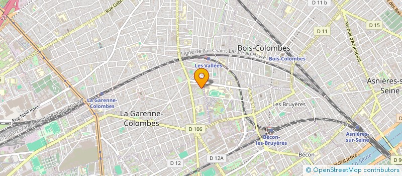 localisation de l'entreprise MONSIEUR MOHAMED OUALOUN  LA GARENNE-COLOMBES