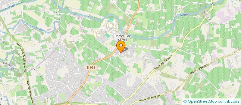 localisation de l'entreprise MONSIEUR MOHAMED OUAOUDA  CARPENTRAS