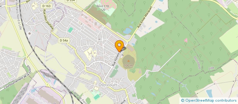 localisation de l'entreprise MONSIEUR MOHAMED OUARB  OSTRICOURT