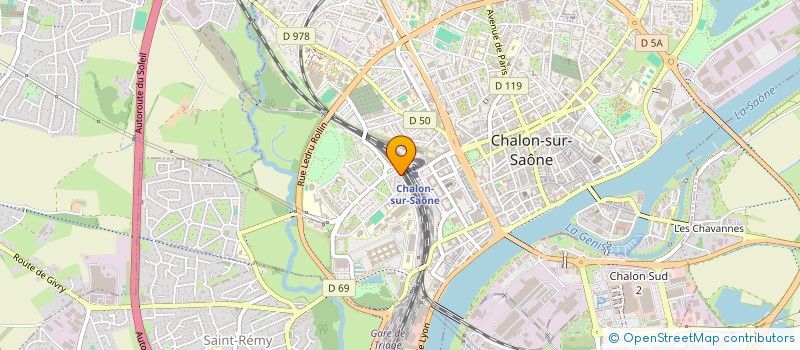 localisation de l'entreprise MONSIEUR MOHAMED OUARZAZI à CHALON-SUR-SAONE