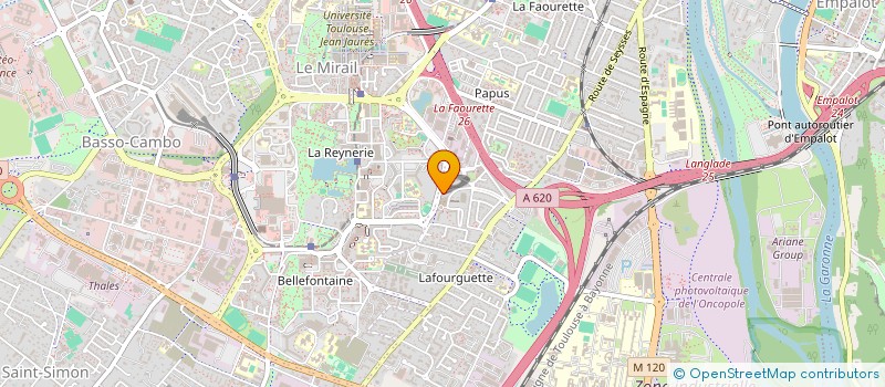 localisation de l'entreprise MONSIEUR MOHAMED OUASSA  TOULOUSE