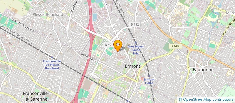 localisation de l'entreprise MONSIEUR MOHAMED OUASSAL ID HAMOU  ERMONT