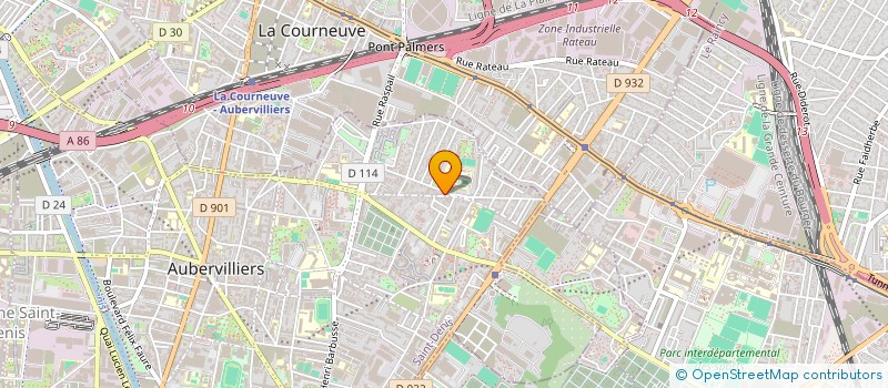 localisation de l'entreprise MONSIEUR MOHAMED OUATTARA  AUBERVILLIERS