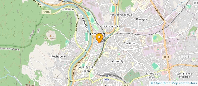 localisation de l'entreprise MONSIEUR MOHAMED OUBOUMALNE BOURTI à ALES