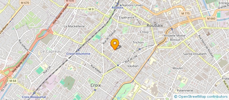 localisation de l'entreprise MONSIEUR MOHAMED OUCHBAB  ROUBAIX