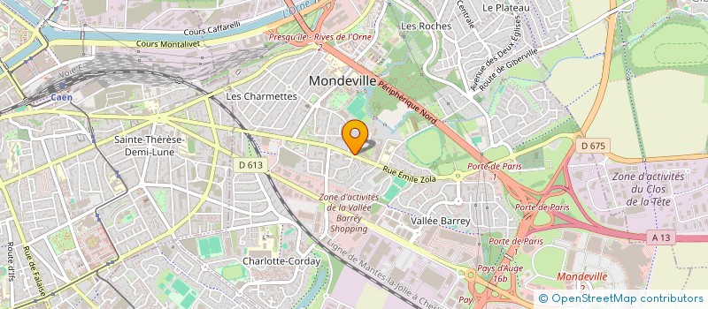 localisation de l'entreprise MONSIEUR MOHAMED OUCHENE  MONDEVILLE