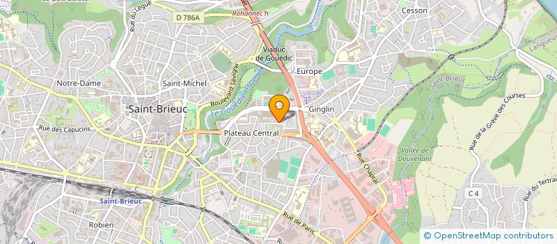 localisation de l'entreprise MONSIEUR MOHAMED OUCHENE à SAINT-BRIEUC