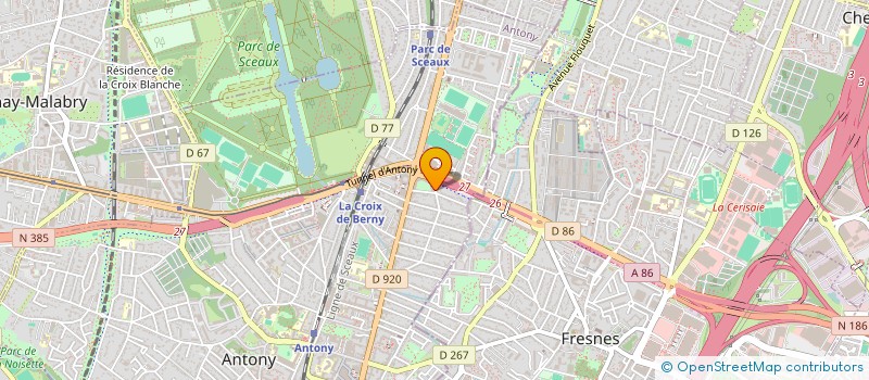 localisation de l'entreprise MONSIEUR MOHAMED OUCHENI à ANTONY