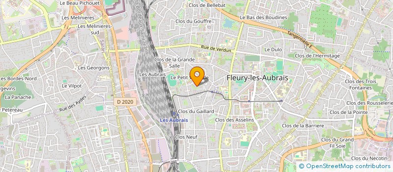 localisation de l'entreprise MONSIEUR MOHAMED OUCIF  FLEURY-LES-AUBRAIS