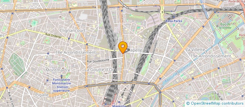 localisation de l'entreprise MONSIEUR MOHAMED OUDINA  PARIS