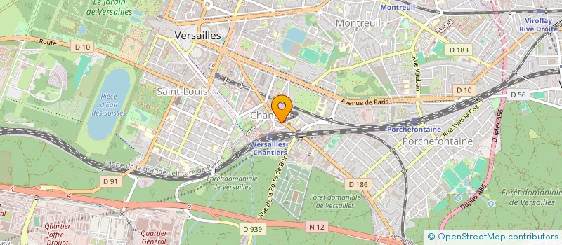 localisation de l'entreprise MONSIEUR MOHAMED OUDRA à VERSAILLES