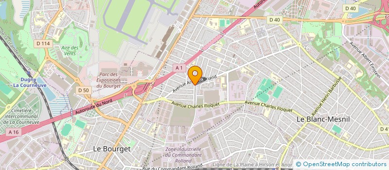 localisation de l'entreprise MONSIEUR MOHAMED OUELHADJ  LE BLANC-MESNIL