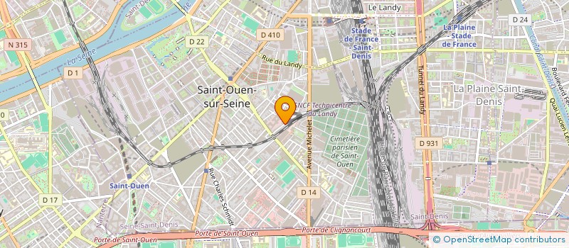 localisation de l'entreprise MONSIEUR MOHAMED OUENNICHE à SAINT-OUEN-SUR-SEINE